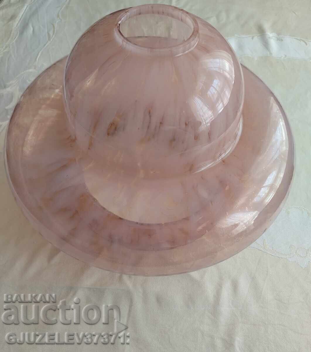 Delivery of Vintage glass lampshade for chandeliers (ceiling light), made