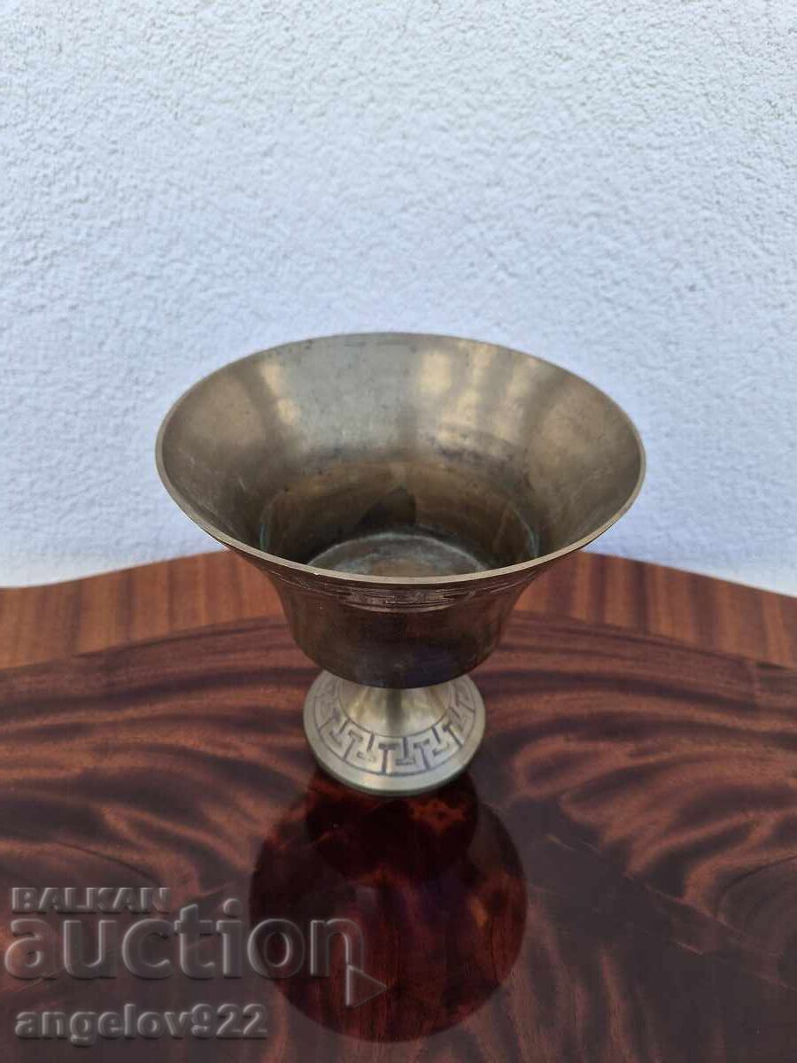 Vintage μασίφ μπρούτζινο μπολ!!! με τιμή € 0.01 | 0.02 BGN