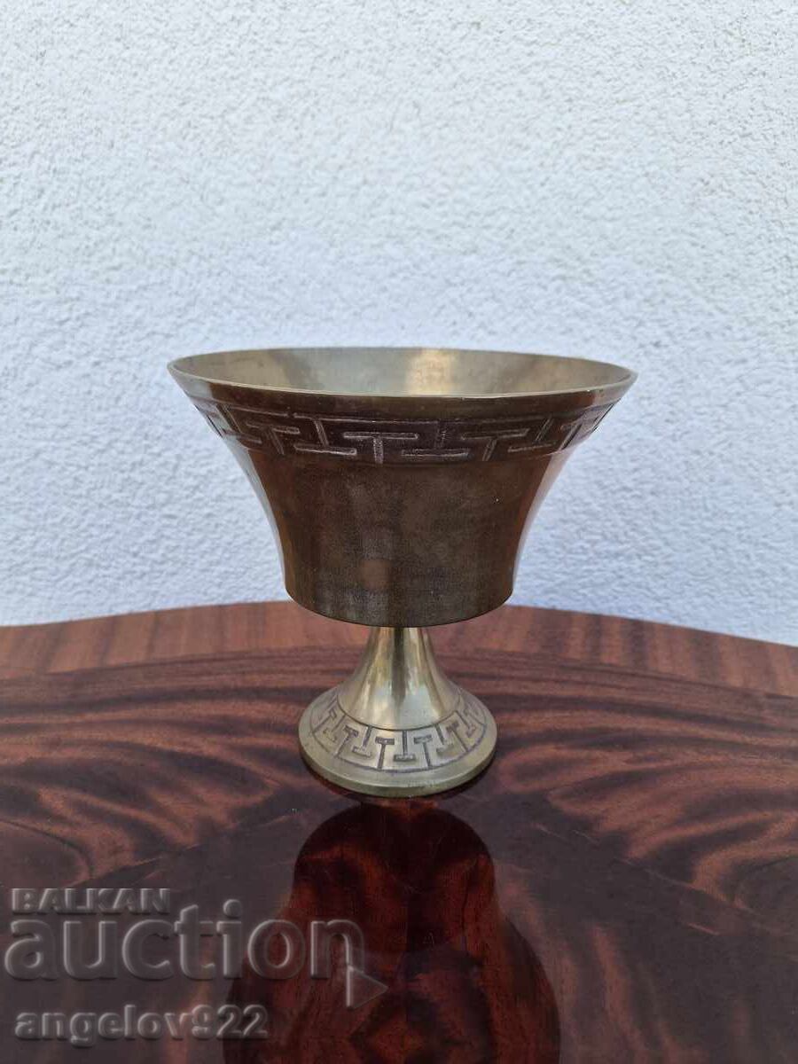 Δημοπρασία Vintage μασίφ μπρούτζινο μπολ!!!