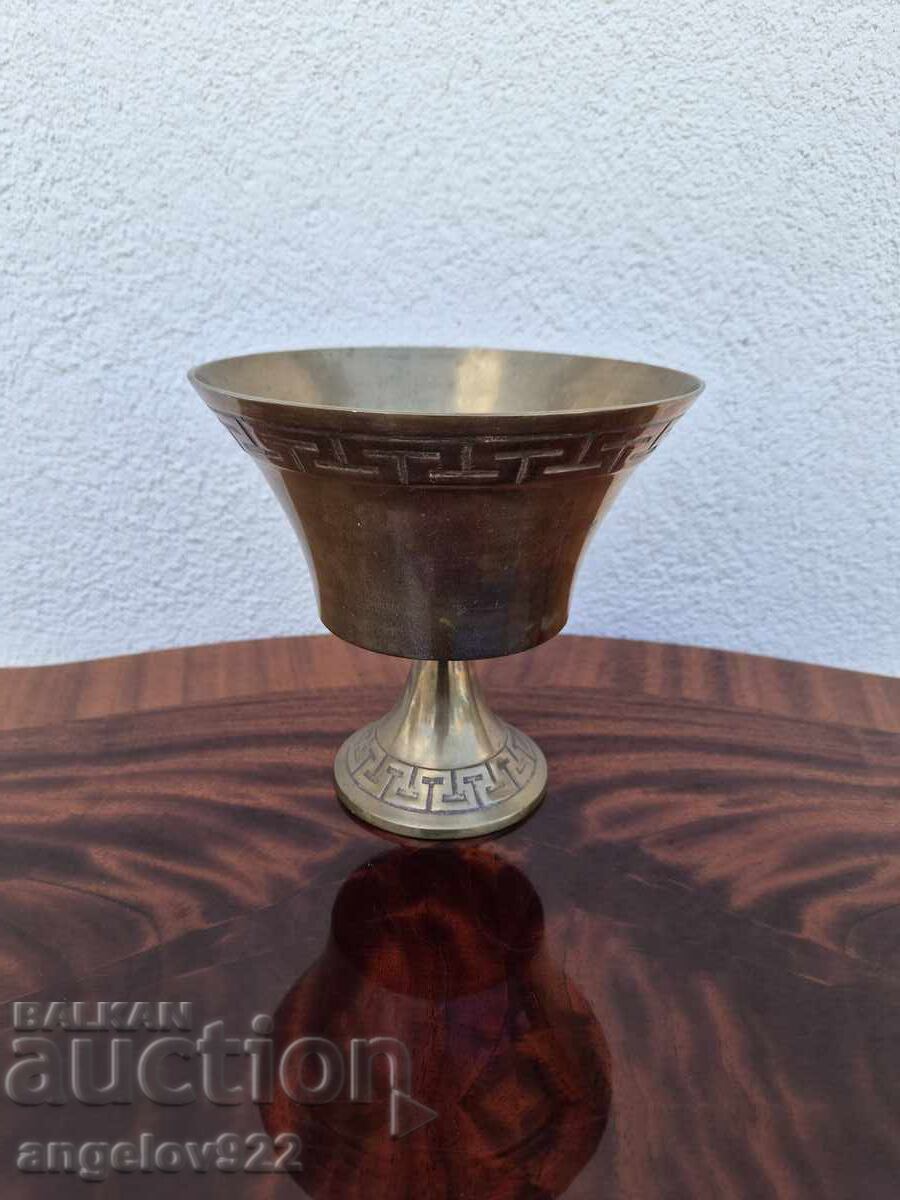 Vintage μασίφ μπρούτζινο μπολ!!!