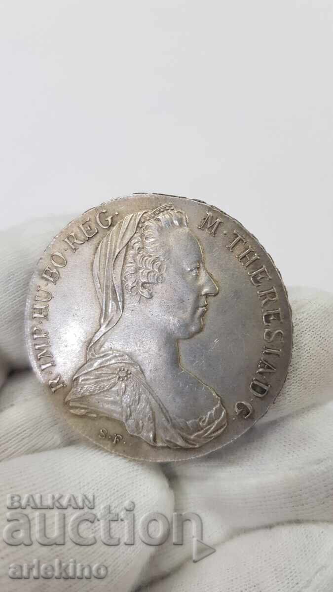 Παλαιό Ασημένιο Νόμισμα - Τάληρο 1780 - Μαρία Θηρεσία - 5 Παλαιό Ασημένιο Νόμισμα - Τάληρο 1780 - Μαρία Θηρεσία - 5