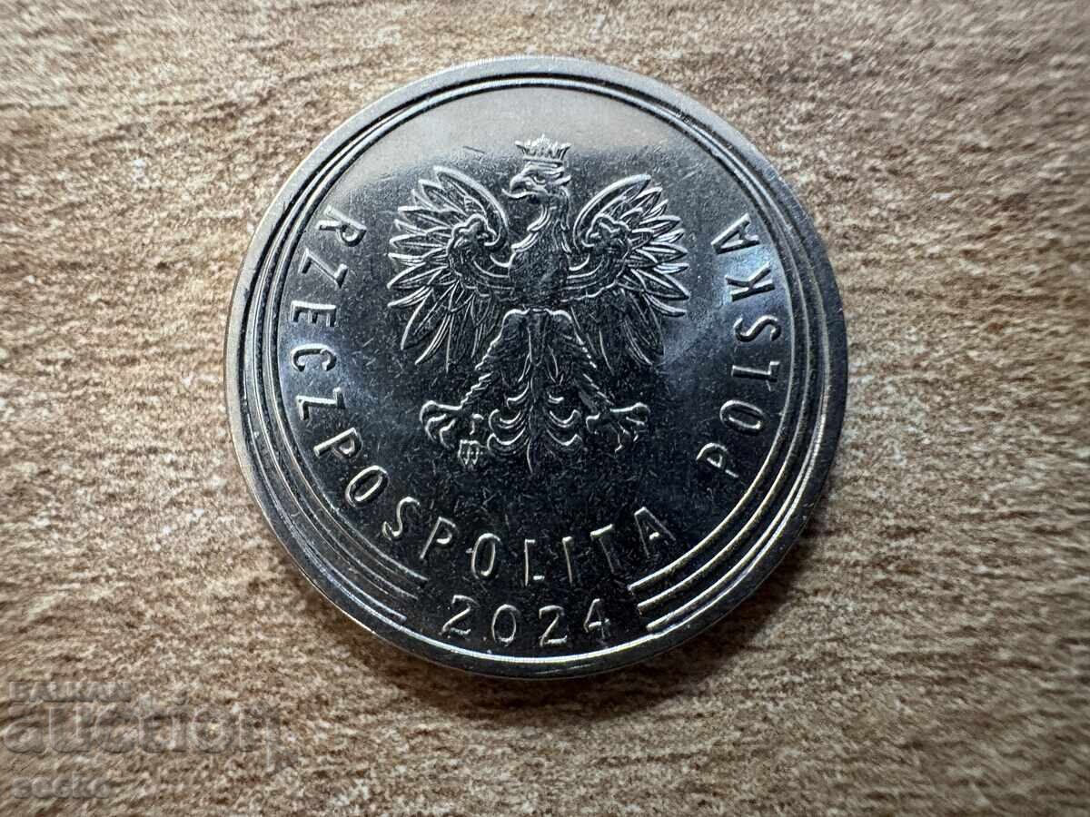 Polonia - 20 groși (2024) cu preț € 0.45 | 0.88 BGN
