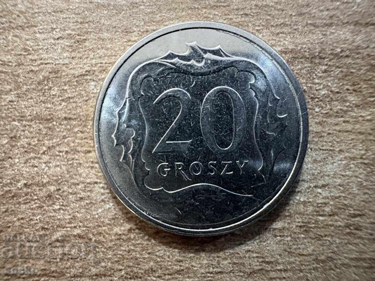 Polonia - 20 groși (2024)