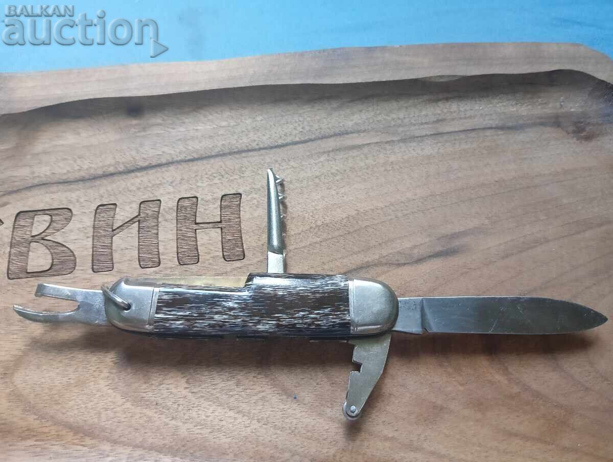 Briceag multifuncțional vintage "Contento", cuțit - 5