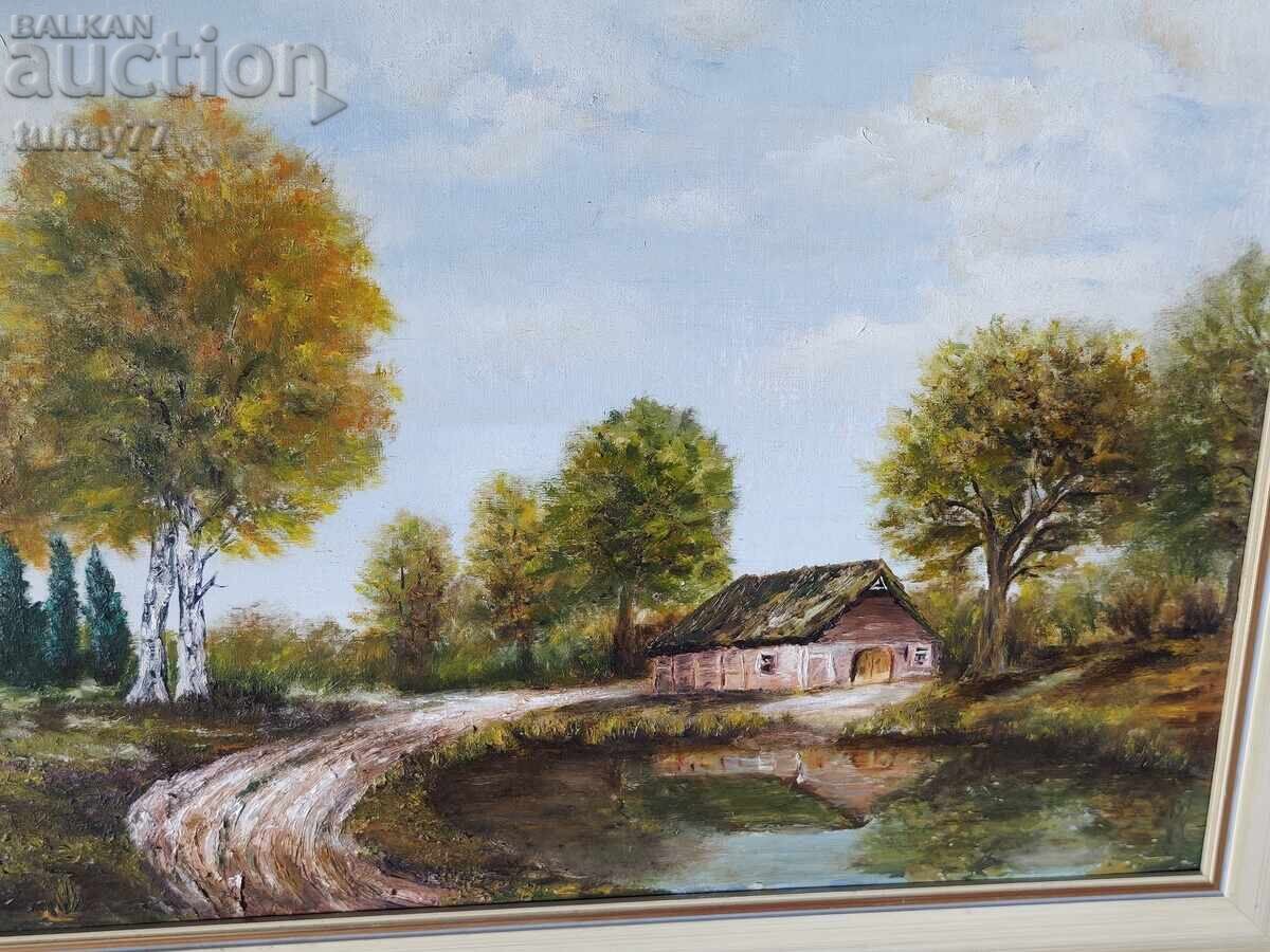 Subiect și stil: Peisaj clasic, realizat în ulei - 6 Subiect și stil: Peisaj clasic, realizat în ulei - 6