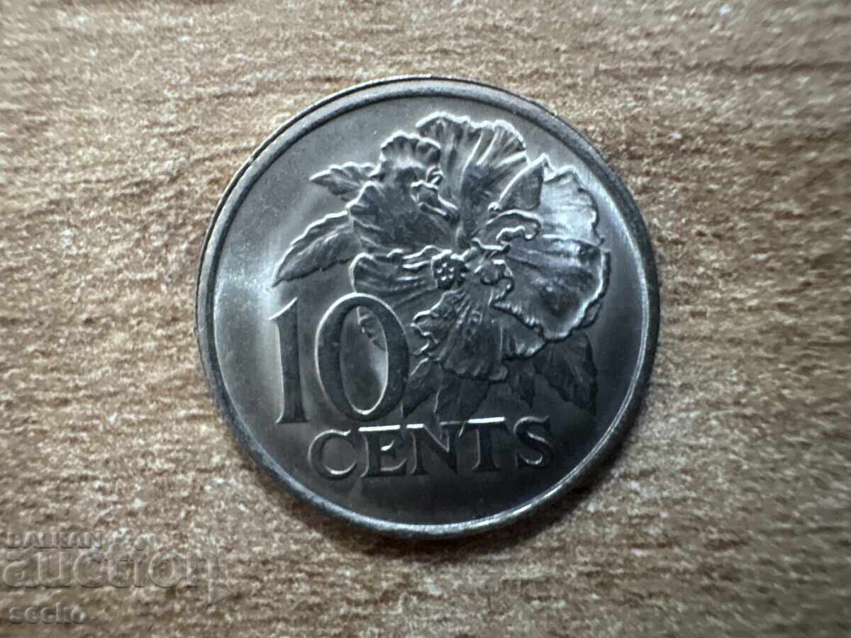 Trinidad și Tobago - 10 cenți (1980)