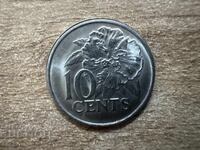Trinidad și Tobago - 10 cenți (1980)