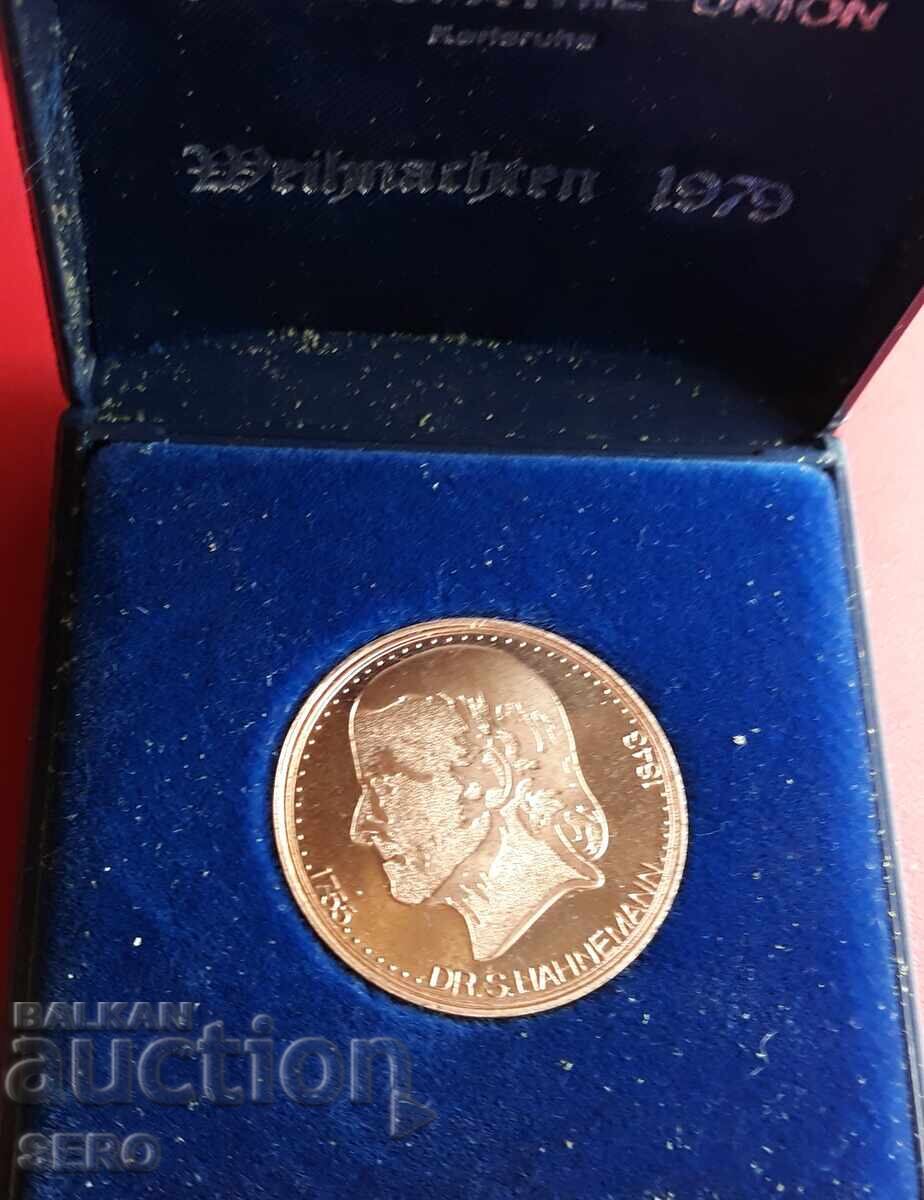 Медал-Германия-д-р Самуел Ханеман-основател на хомеопатията с цена € 3.01 | 5.89 лв.