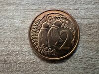 Noua Zeelandă - 2 cenți (1987)