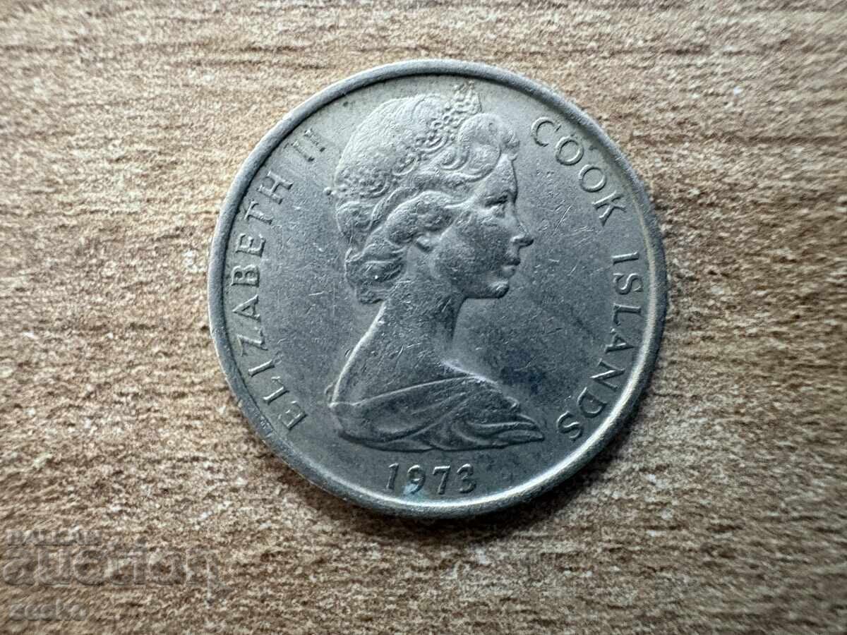 Insulele Cook - 5 cenți (1973) cu preț € 1.85 | 3.62 BGN Insulele Cook - 5 cenți (1973) cu preț € 1.85 | 3.62 BGN