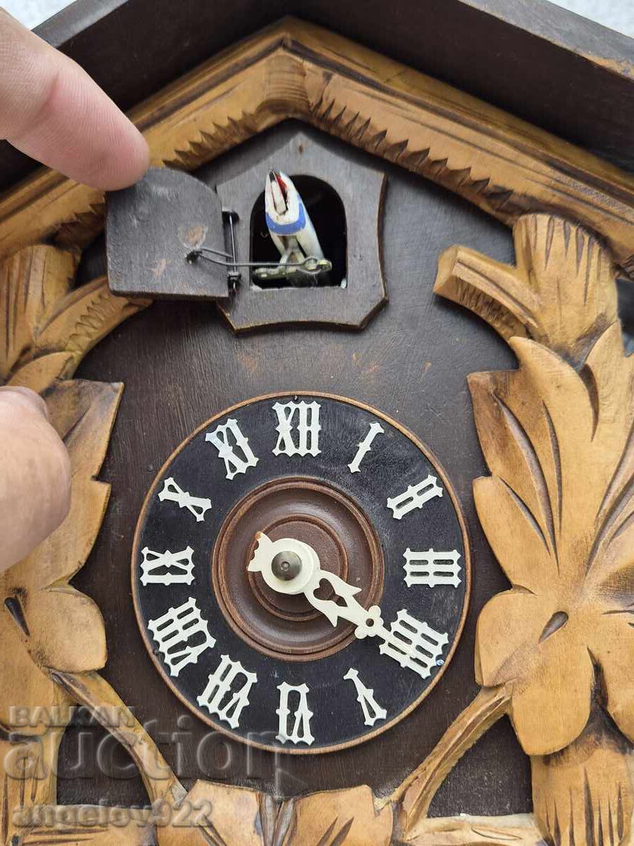 Аукцион Винтидж Немски стенен часовник с куковичка!!!