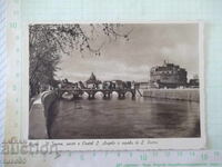 Картичка пощенска "Roma-Jl Tevere, ponte e Castel S. Angela"