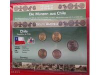Chile-SET 1971 of 5 coins
