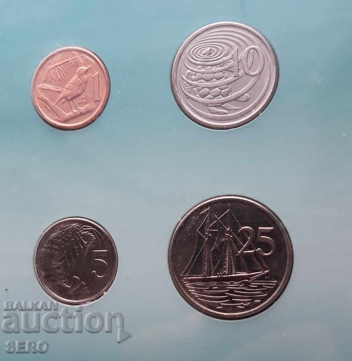 Σετ 4 νομισμάτων Cayman 2005-2008 με τιμή € 3.01 | 5.89 BGN