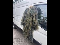 Camo sniper ghillie parka