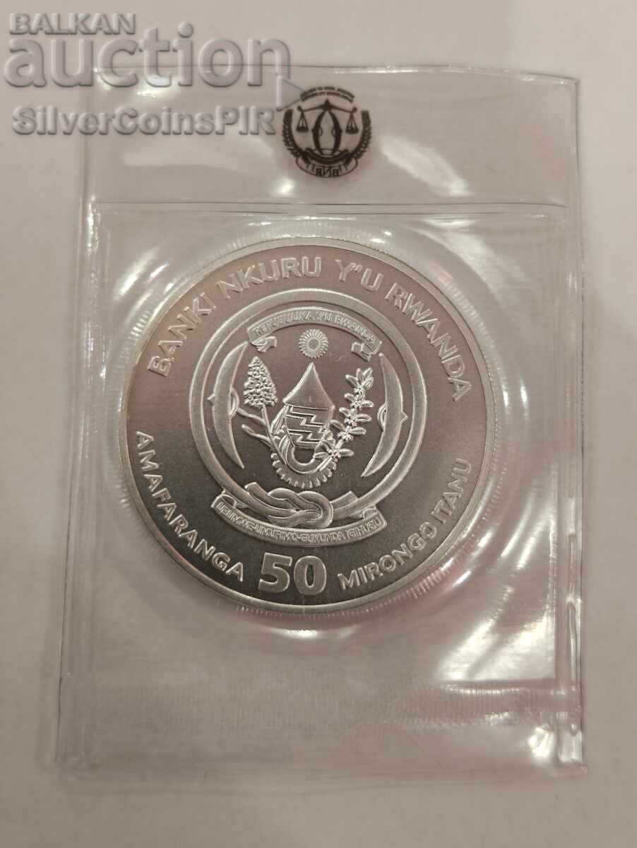 Δημοπρασία Ασημένιο νόμισμα 1 oz Έτος του Ίππου 2026 Ρουάντα