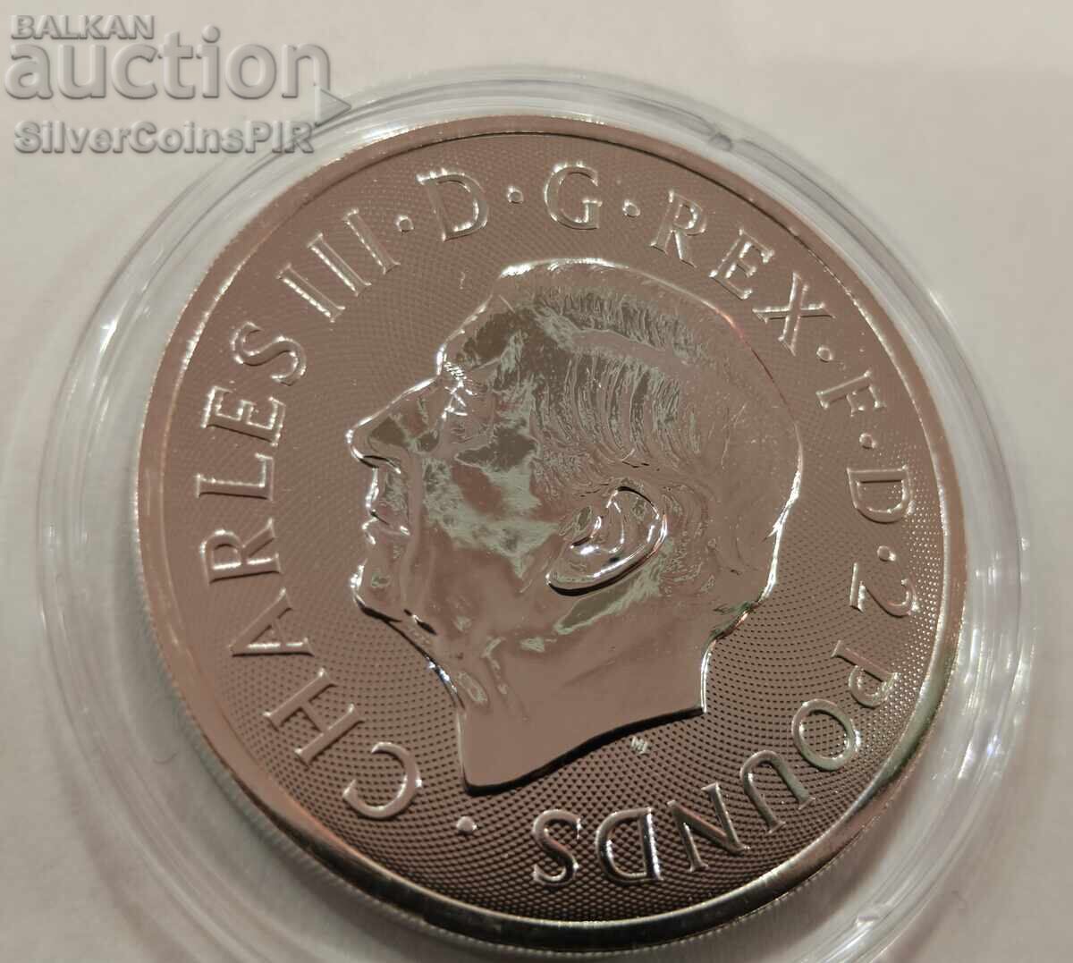 Delivery of 1 oz Silver St. George 2026 Great Britain