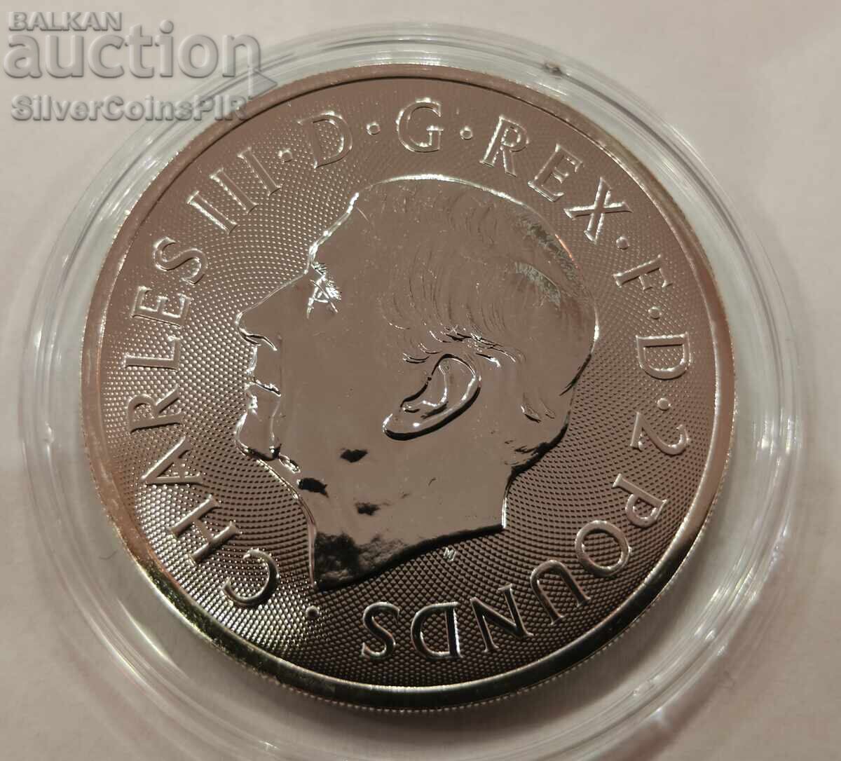1 oz Silver St. George 2026 Great Britain - 5