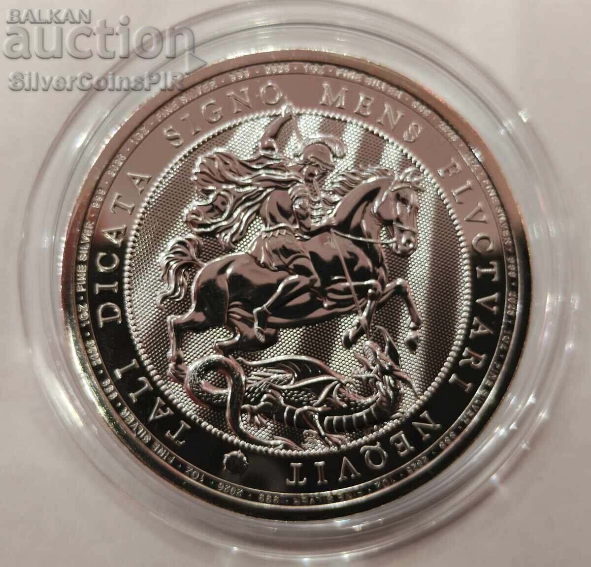 1 oz Silver St. George 2026 Great Britain