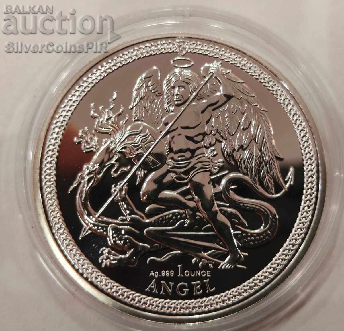 Ασήμι 1 oz Αρχάγγελος Μιχαήλ 2025 Νήσος του Μαν
