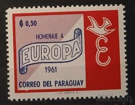 Парагвай 1961 Европа CEPT/Птици MNH Парагвай 1961 Европа CEPT/Птици MNH