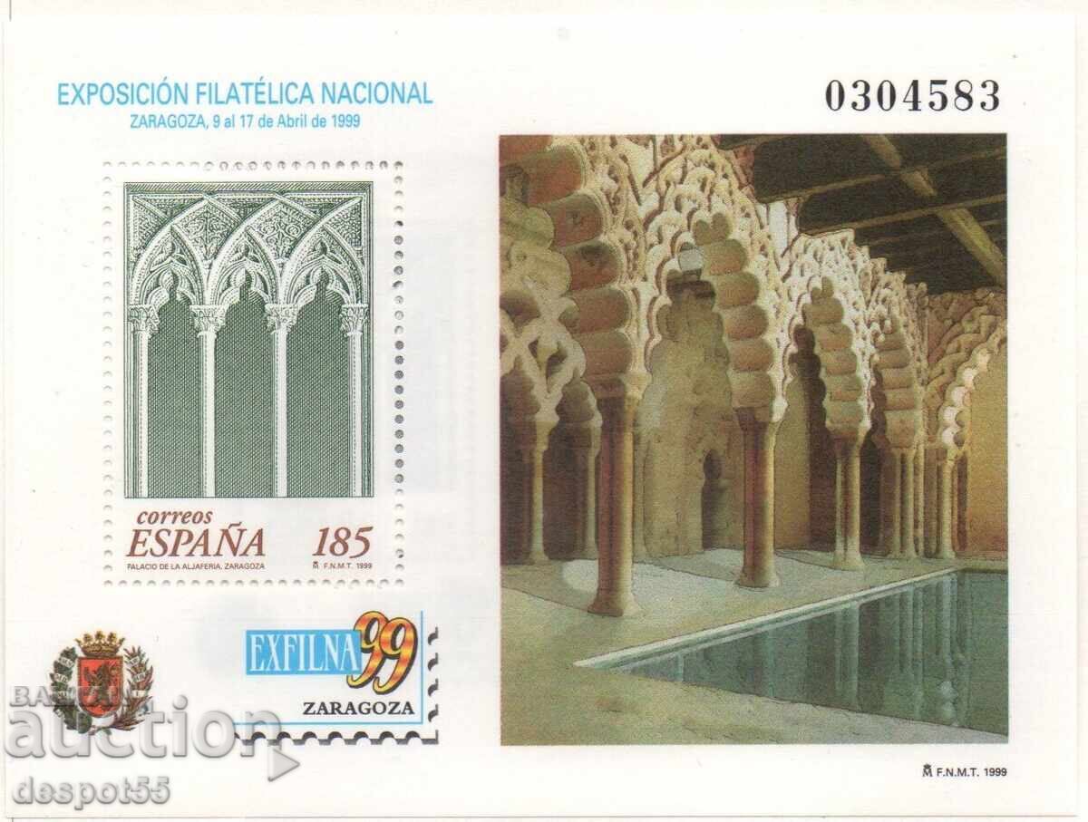 1999 Spania. Expoziție Filatelică Națională EXFILNA `99. Bloc