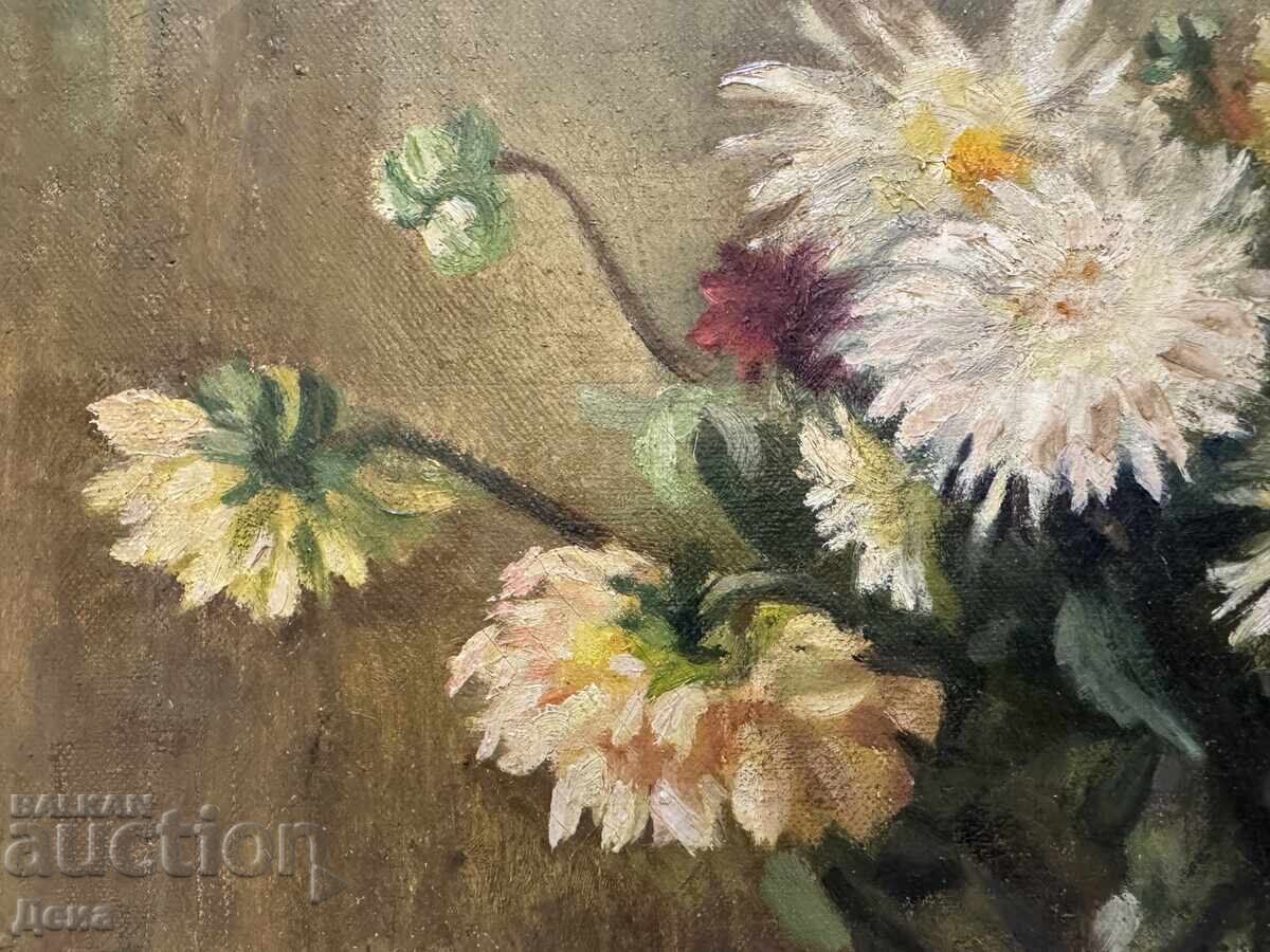 Auction  Nikola Zlatev painting from the 40s