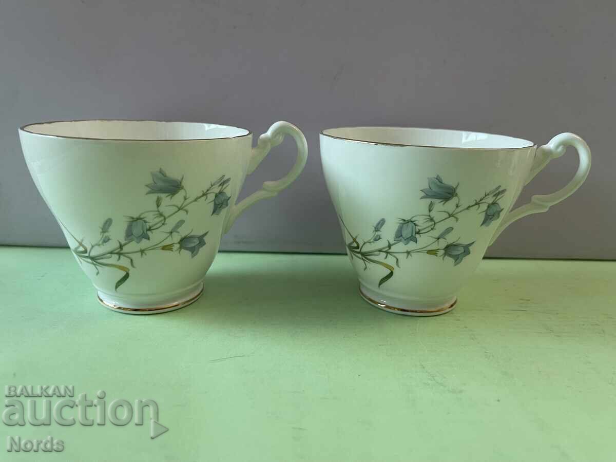 Beautiful porcelain tea cups