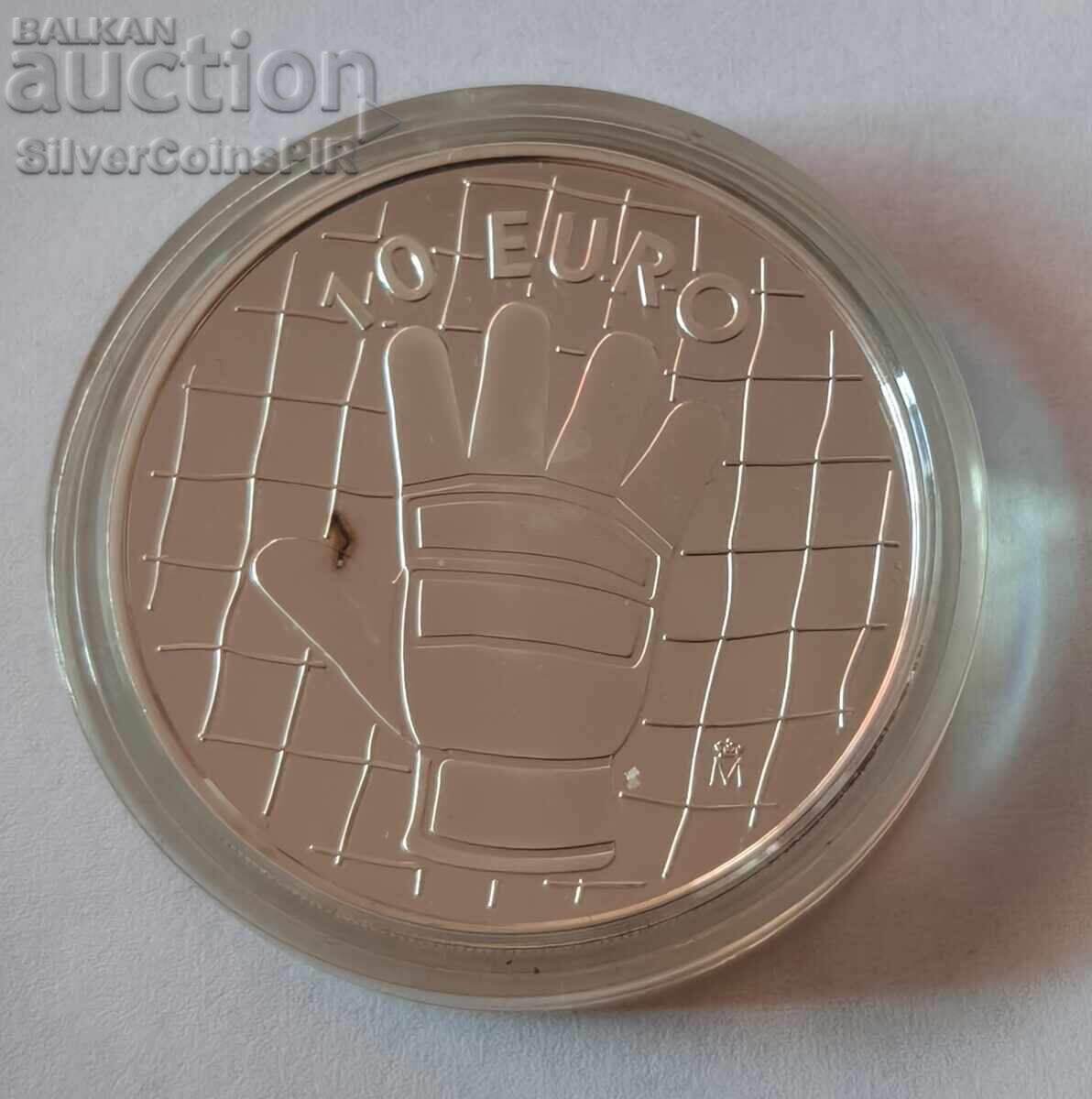 Δημοπρασία Ασημένιο νόμισμα 10 Ευρώ Παγκόσμιο Κύπελλο Ποδοσφαίρου 2002 Ισπανία