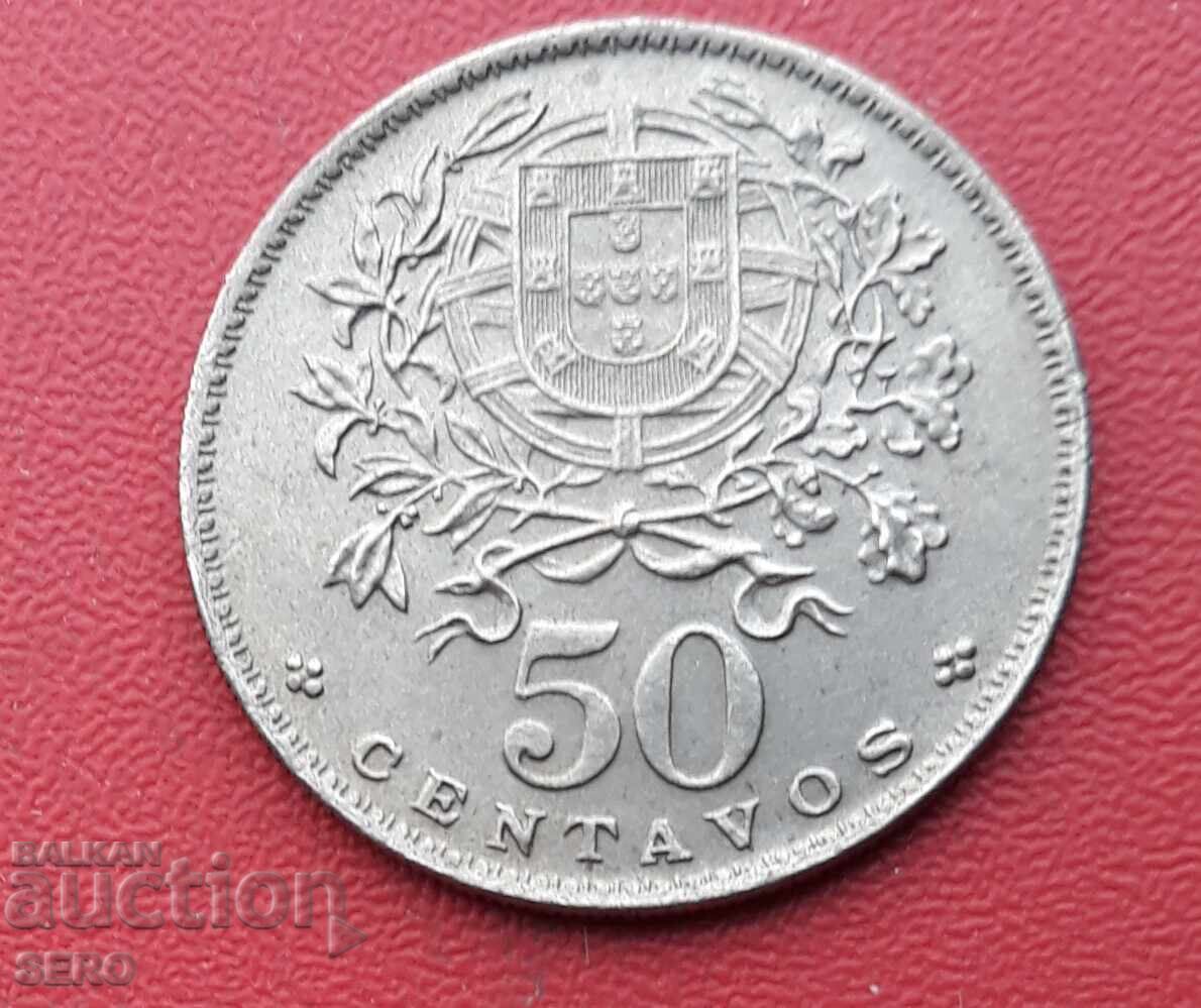 Portugal-50 cents 1967-well preserved