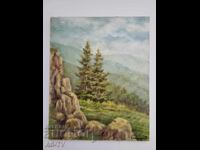 Landscape painting of Vitosha by Andrey Mihaylov, 2010