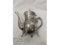 SILVER-PLATED teapot