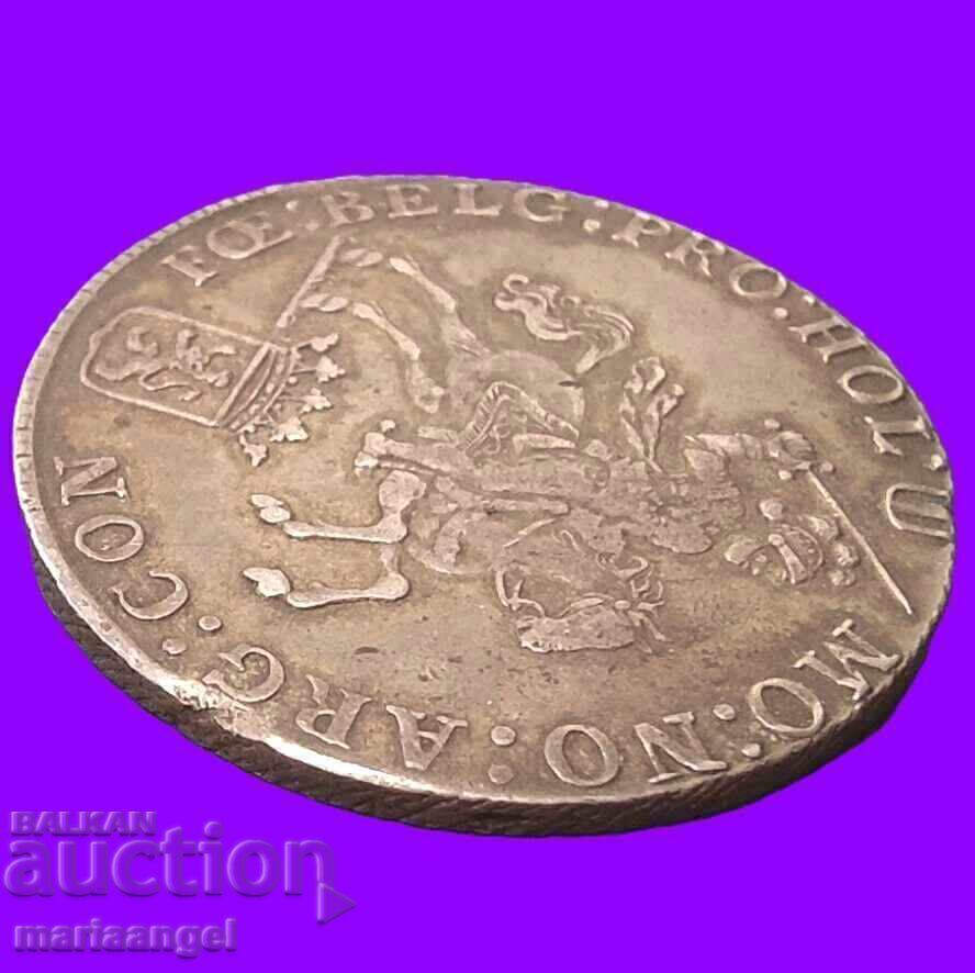 Netherlands 1774 1 Thaler Ducaton "Silver Rider" 32.5g 42mm - 5