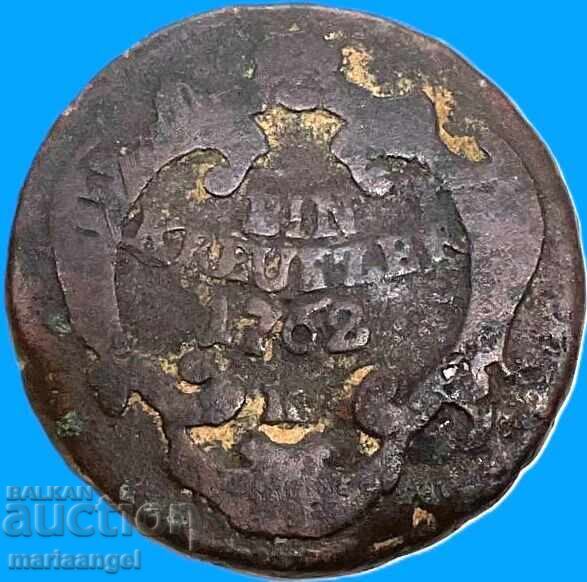Licitație 1 Kreuzer 1762 Austria K-Kremnitz Maria Theresa