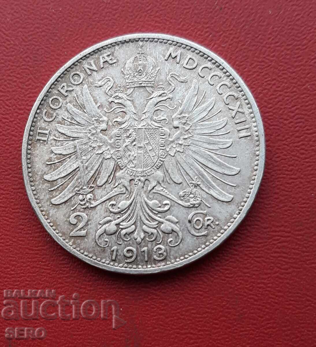 Austria-Hungary-2 Korona 1913