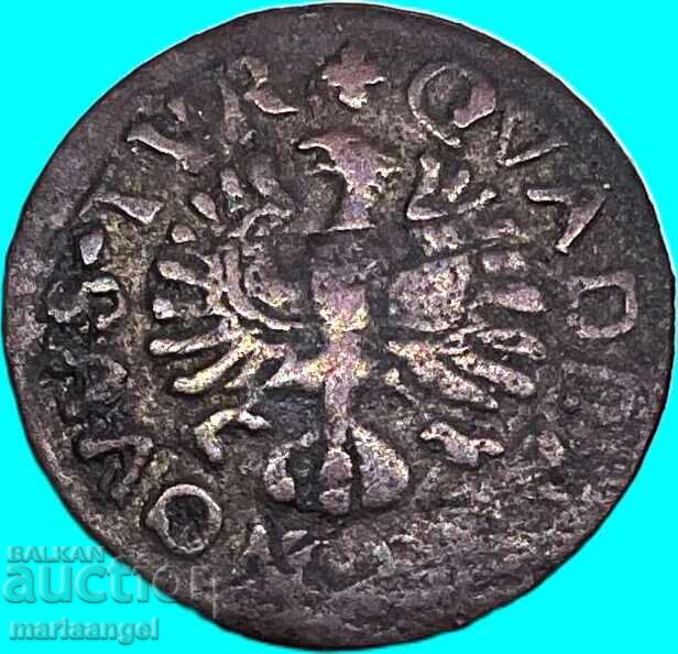 Firă 1632-1662 Austria 1/4 Kreuzer Hall Tirol Ferdinand Carol - 5