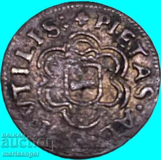 Firă 1632-1662 Austria 1/4 Kreuzer Hall Tirol Ferdinand Carol - 6