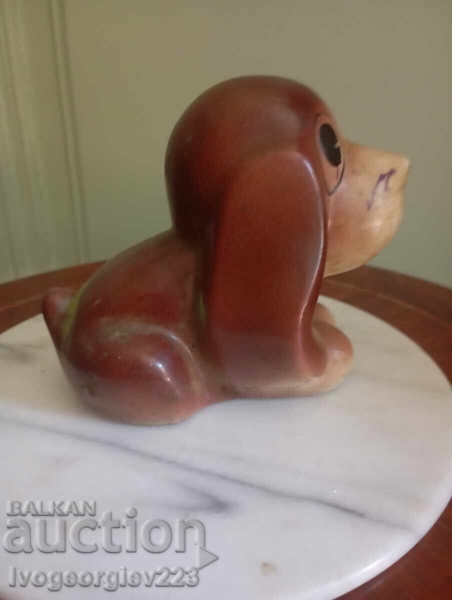Porcelain figurine dog