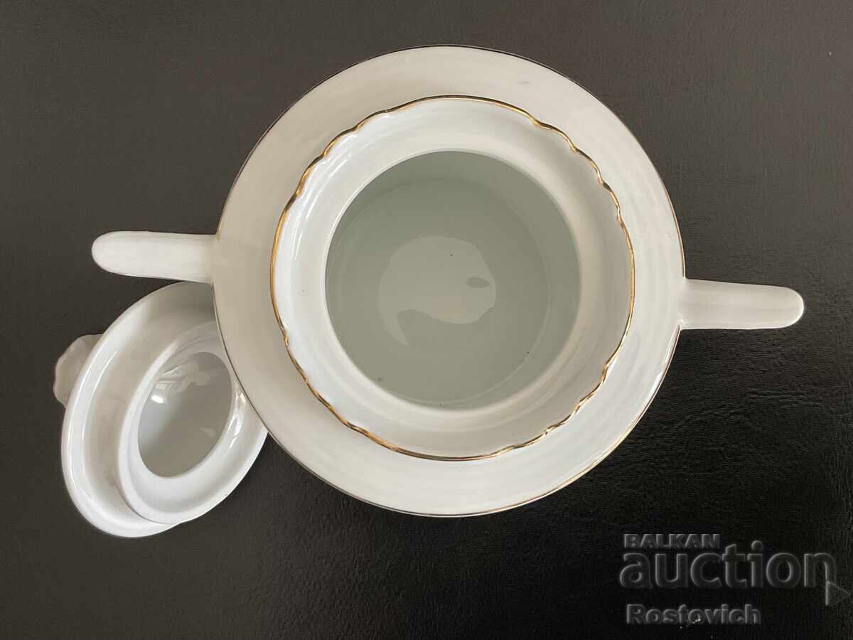 Sugar bowl "Schirnding Bavaria", Germany. 1909 - 1925 - 5