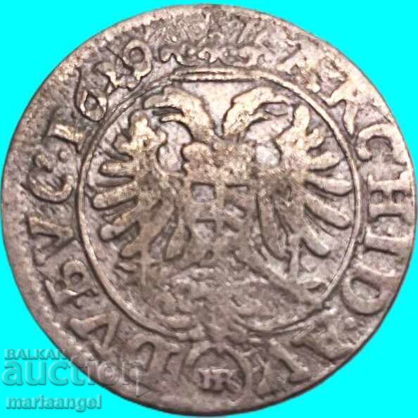 Австрия 3 кройцера 1620 Фердинанд II  21мм сребро - 6