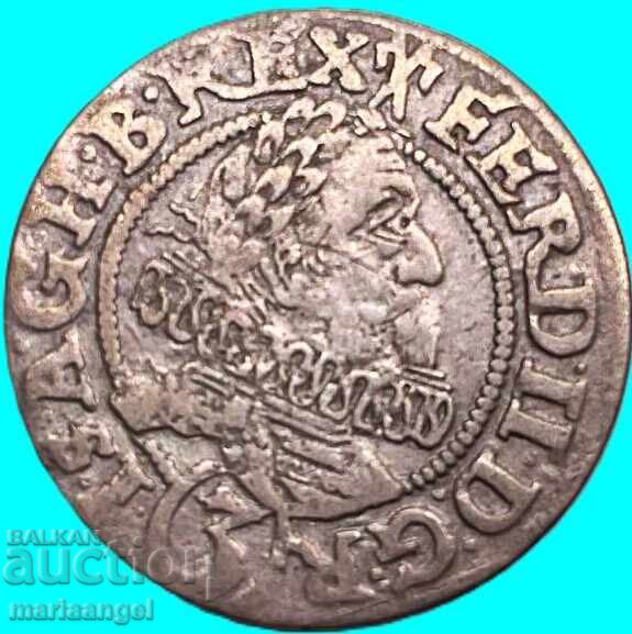 Австрия 3 кройцера 1620 Фердинанд II  21мм сребро