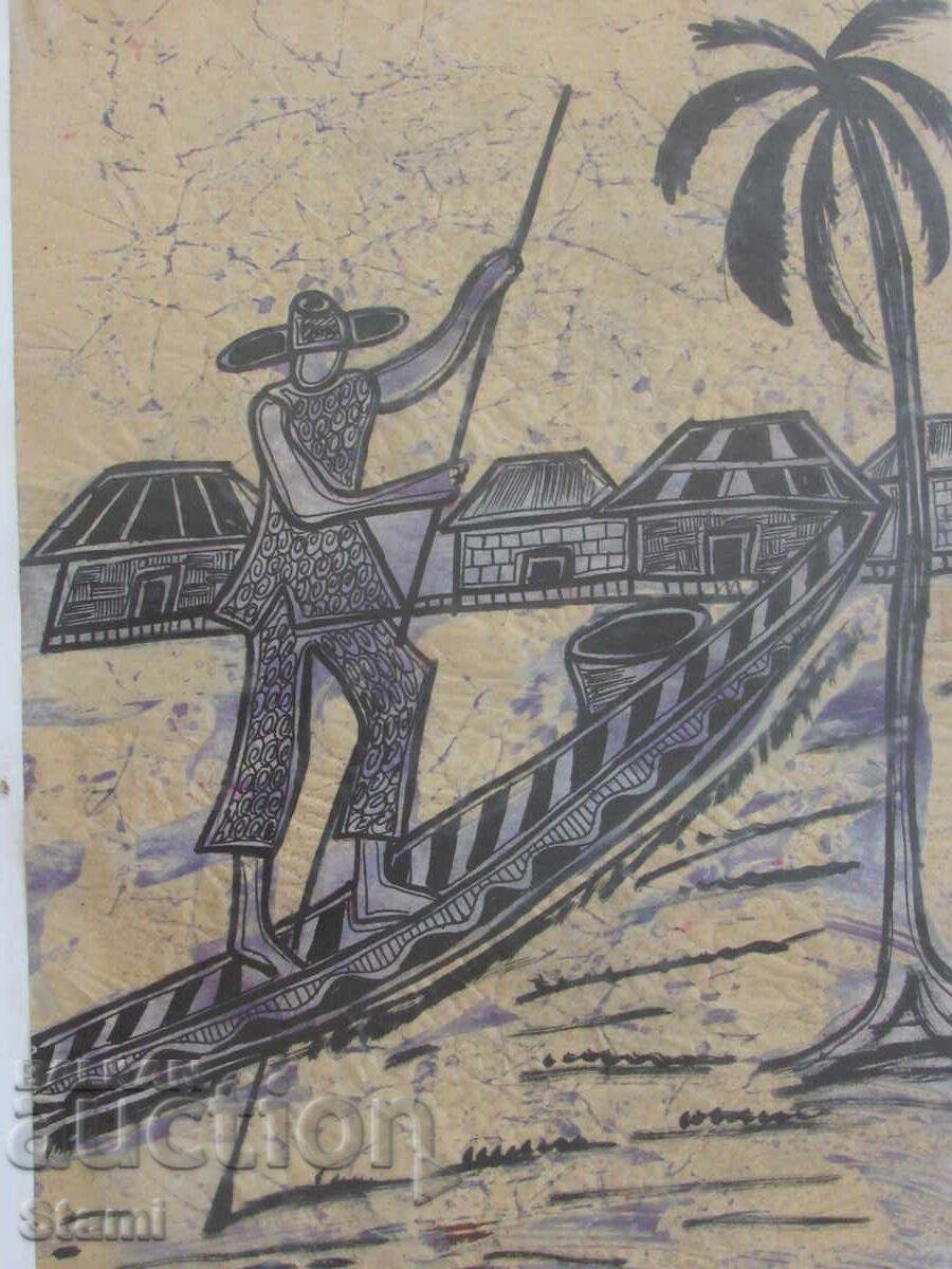 Tablou pe hârtie de orez-Nigeria - 5 Tablou pe hârtie de orez-Nigeria - 5