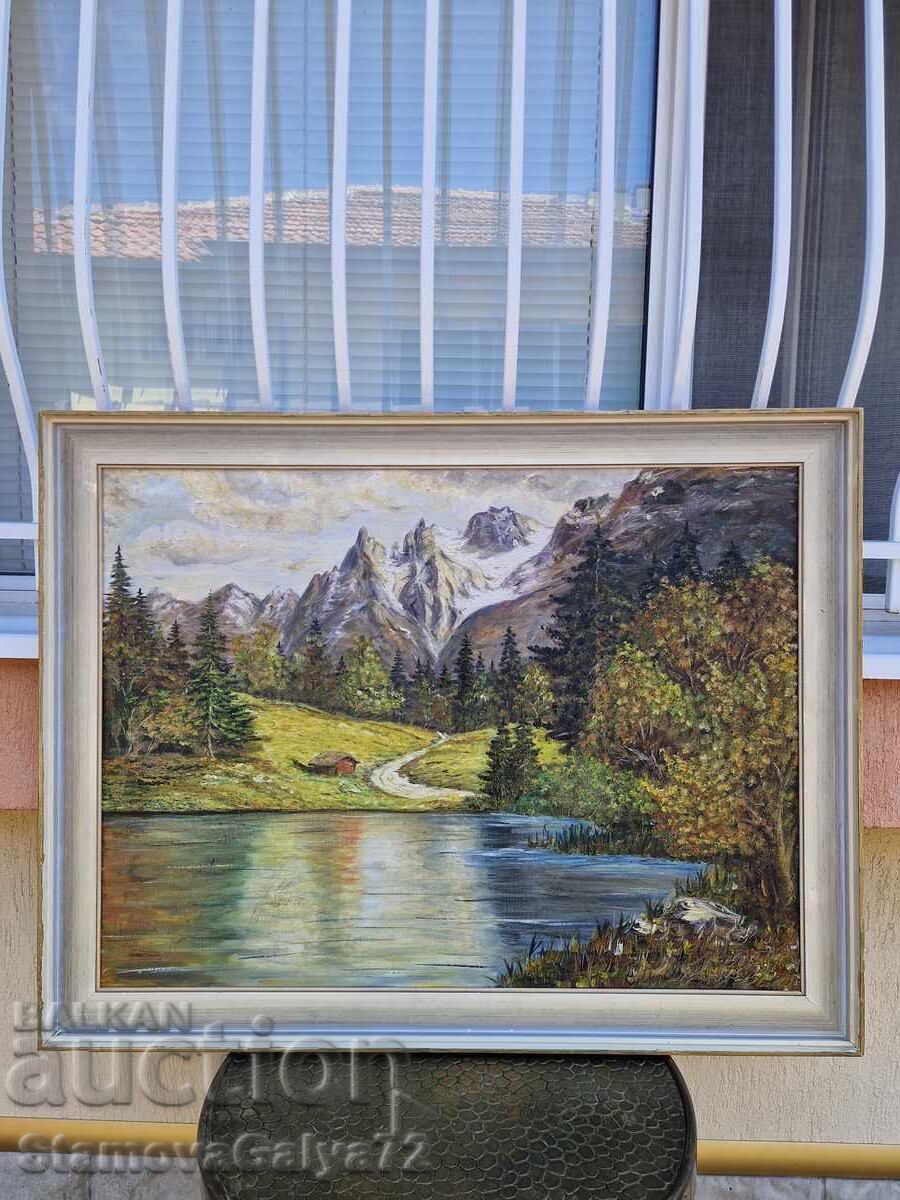 Great German antique oil painting on canvas with price € 133.00 | 260.13 BGN