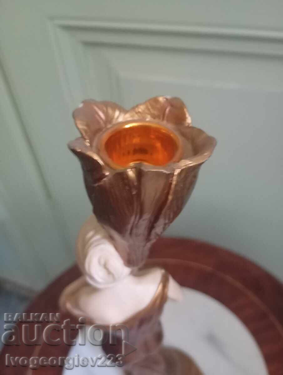 Art Nouveau style candlestick - 5