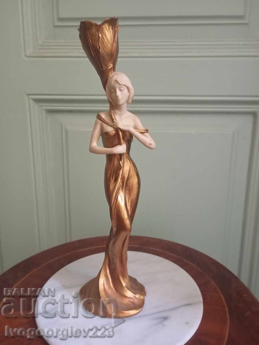 Art Nouveau style candlestick