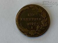 Austria 1 kreuzer 1790 S