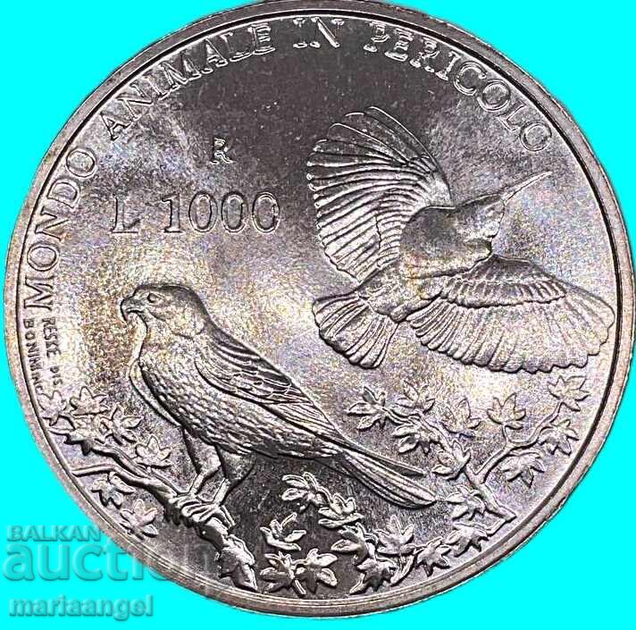 San Marino 1993 1000 Lire UNC 14.6g .835 silver San Marino 1993 1000 Lire UNC 14.6g .835 silver