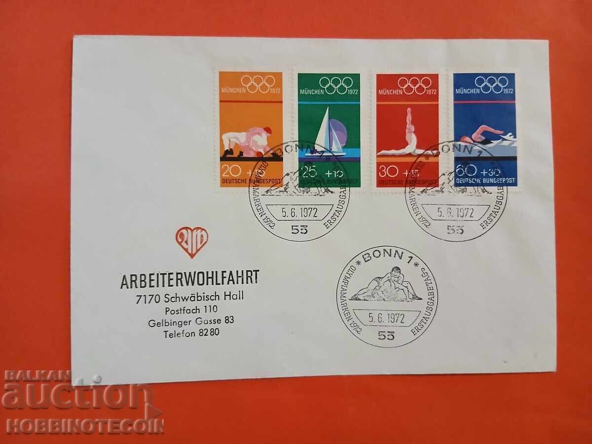 GERMANY ENVELOPE OLYMPIC GAMES MUNICH 1972 - 4