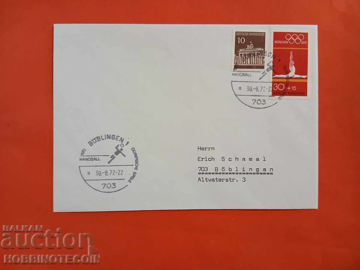 GERMANY ENVELOPE OLYMPIC GAMES MUNICH 1972 - 5