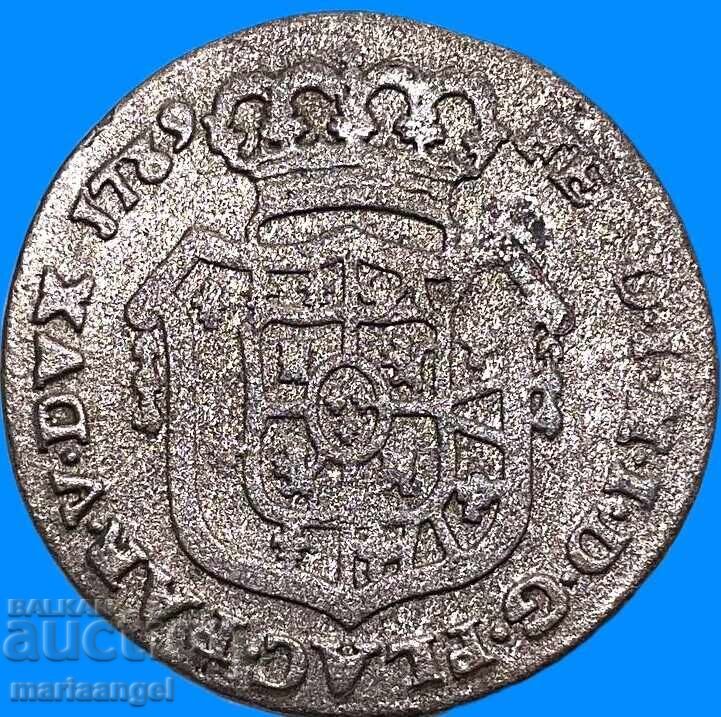 10 Soldi 1789 Italy 1/2 Lira Parma Ranuccio II Farnese with price € 38.00 | 74.32 BGN
